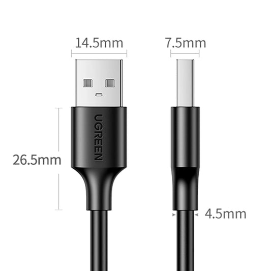 Ugreen USB-Kabel - USB 2.0 480 Mb/s 0,25 m schwarz (US102)