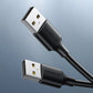 Ugreen USB-Kabel - USB 2.0 480Mb/s 3m schwarz (US102)