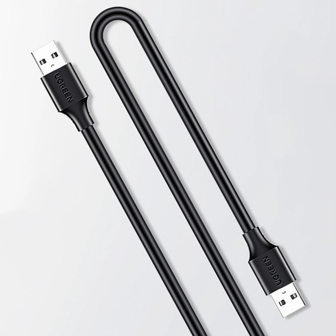 Ugreen USB-Kabel - USB 2.0 480Mb/s 3m schwarz (US102)