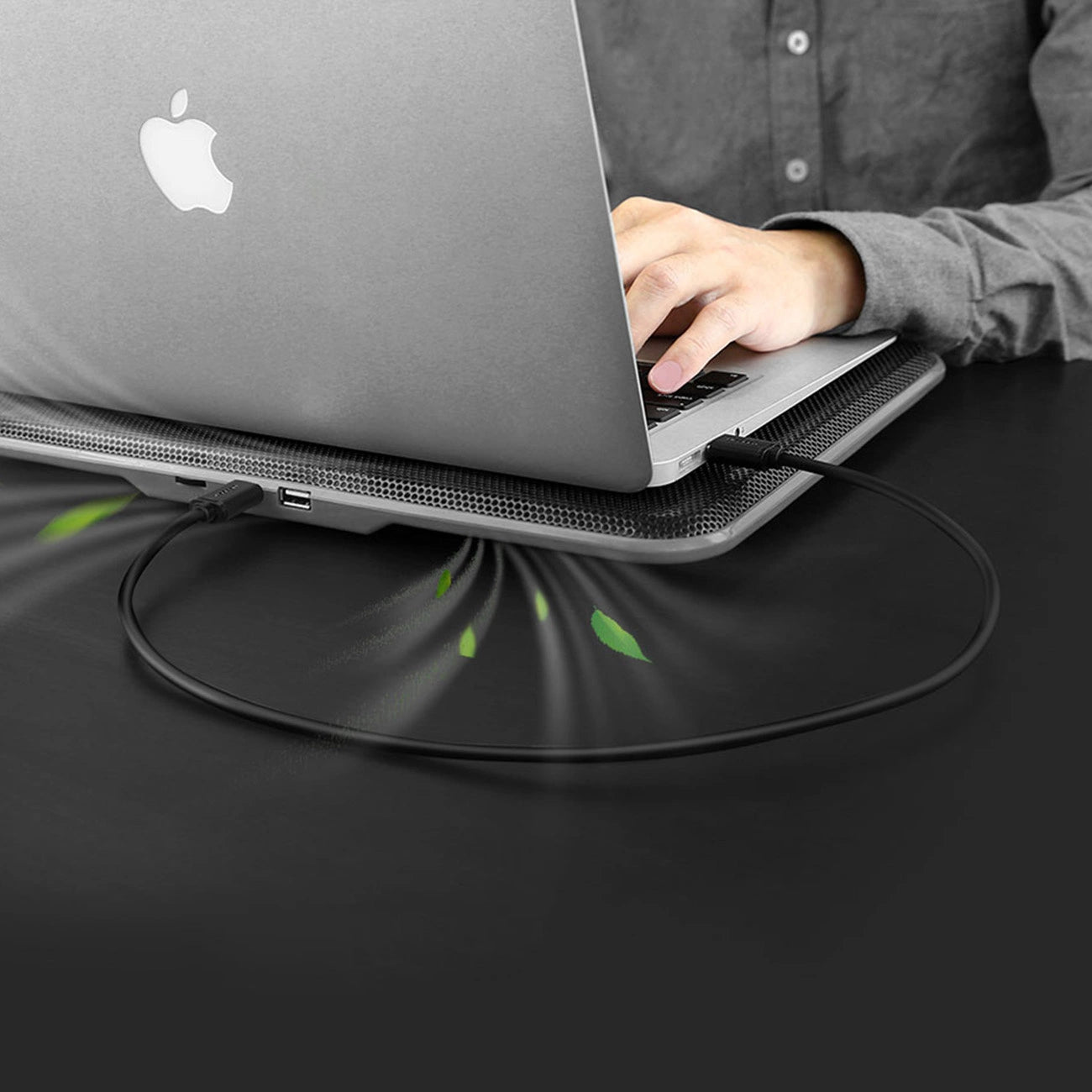 Ugreen USB - USB 2.0 Kabel 480 Mbit/s 1,5 m schwarz (US102)