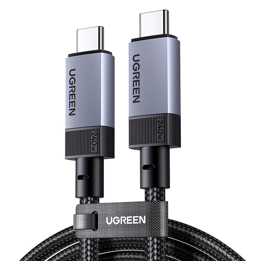 Ugreen USB4 40 Gbit/s USB-C auf USB-C Kabel 240 W 8K 60 Hz 1 m - Schwarz