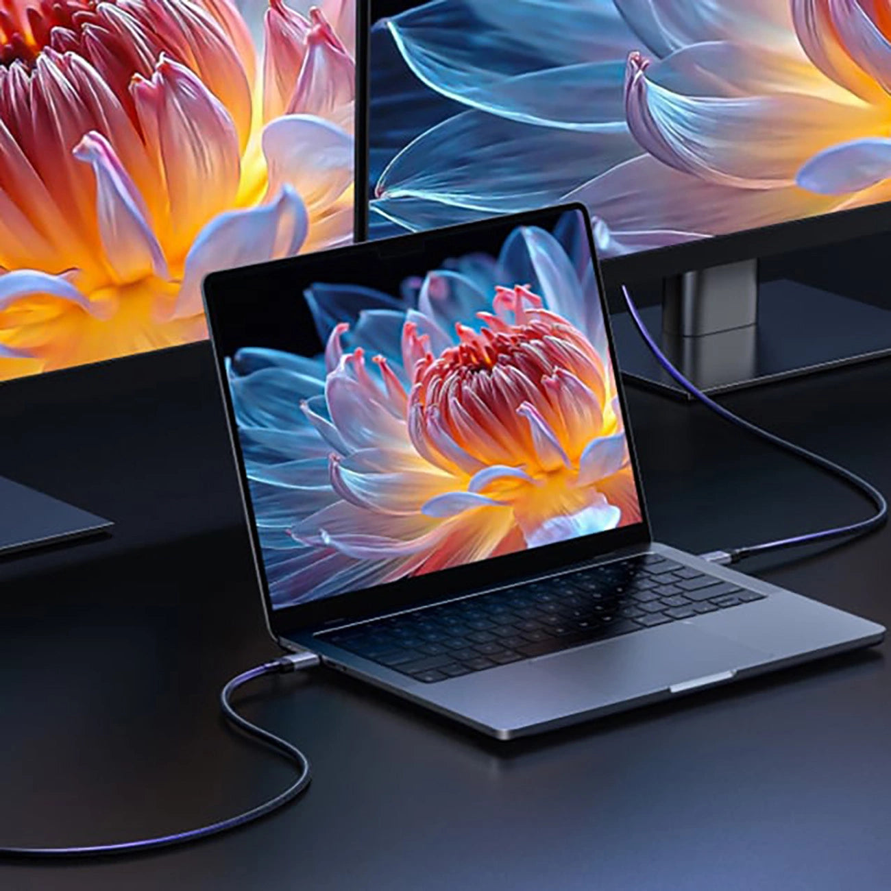 Ugreen USB4 40 Gbit/s USB-C auf USB-C Kabel 240 W 8K 60 Hz 1 m - Schwarz