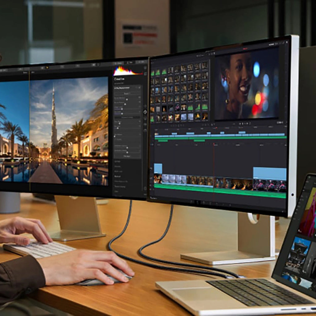 Ugreen USB4 40 Gbit/s USB-C auf USB-C Kabel 240 W 8K 60 Hz 1 m - Schwarz