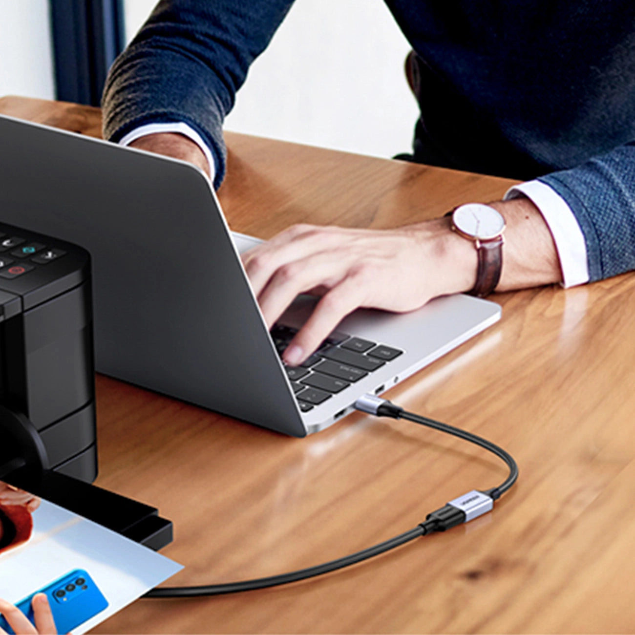 Ugreen Verlängerungskabel Adapterkabel USB (männlich) - USB (weiblich) 3.0 5Gb/s 2m grau (US115)