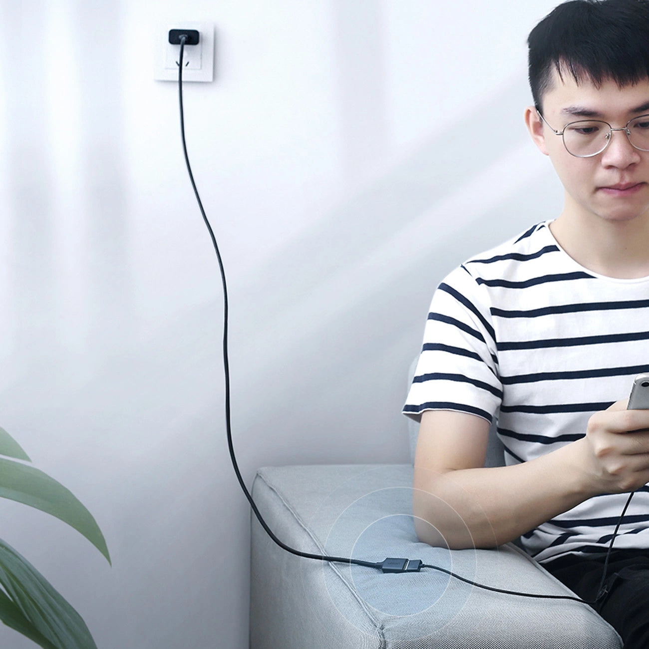 Ugreen Verlängerungskabel USB (männlich) - USB (weiblich) 2.0 480 Mbit/s 3 m schwarz (US103)