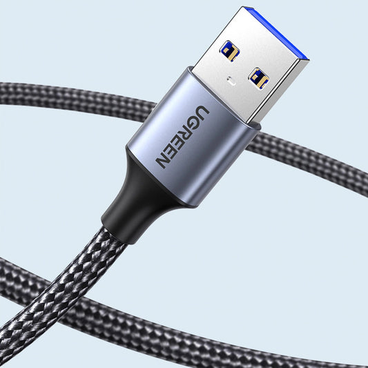Ugreen Verlängerungskabeladapter USB (männlich) - USB (weiblich) 3.0 5 Gb/s 0,5 m grau (US115)