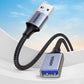 Ugreen Verlängerungskabeladapter USB (männlich) - USB (weiblich) 3.0 5Gb/s 1m grau (US115)
