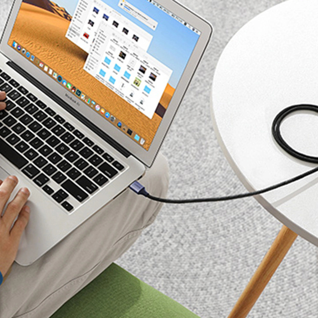 Ugreen Verlängerungskabeladapter USB (männlich) - USB (weiblich) 3.0 5Gb/s 1m grau (US115)