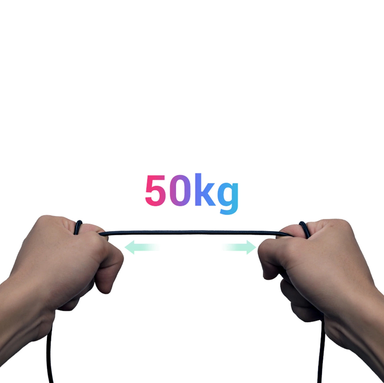 Ugreen gewinkeltes AUX-Kabel 2 x Miniklinke 3,5 mm 1m blau (AV112)