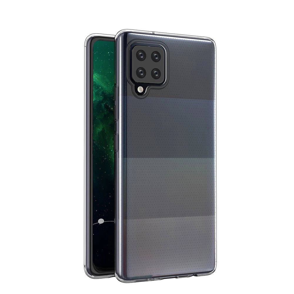 Ultra Clear 0.5mm Silikon Gel Handyhülle Schutzhülle für Samsung Galaxy A12 / Galaxy M12 transparent