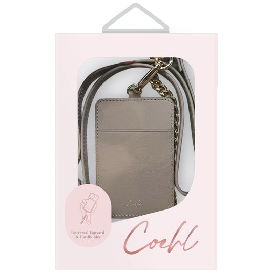 Uniq Coehl Caryne 3-in-1 Handy-Lanyard mit Kartenetui – Grau