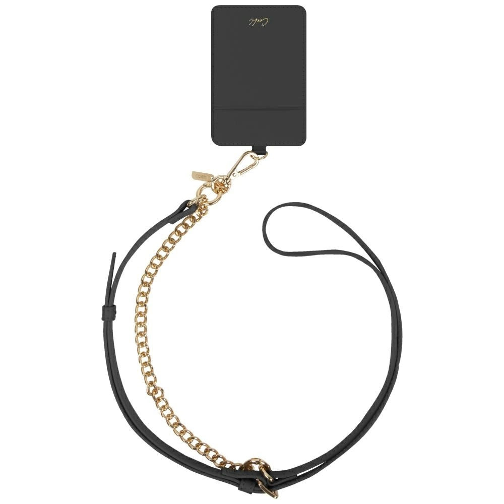 Uniq Coehl Caryne 3-in-1 Handy-Lanyard mit Kartenetui – Schwarz