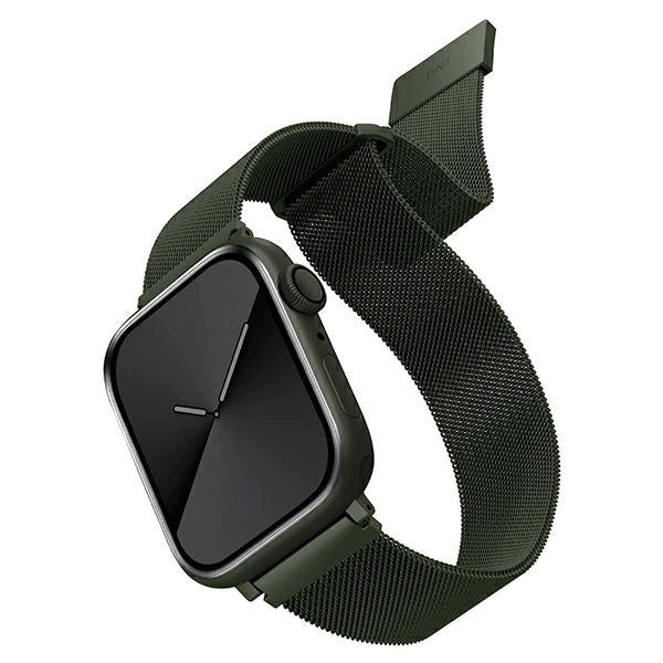 Uniq Dante Edelstahlarmband für Apple Watch 1/2/3/4/5/6/7/8/SE/SE2 42/44/45 mm – Grün