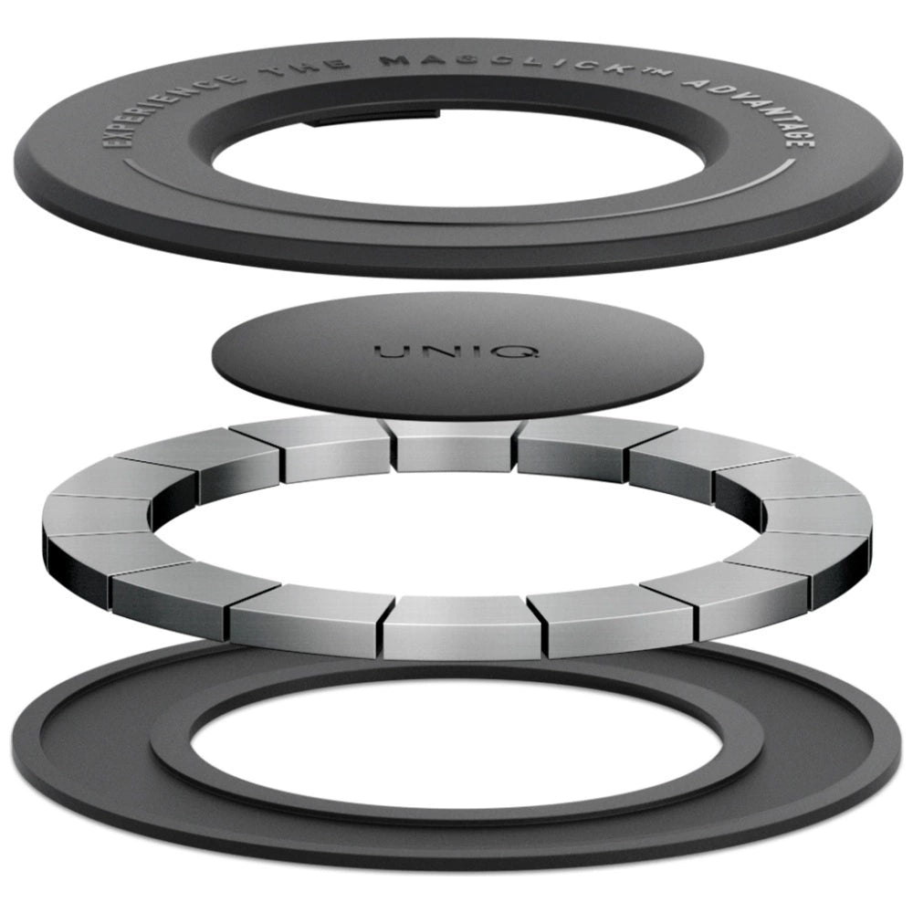 Uniq SnapMount Selbstklebende Magnethalterung - Schwarz