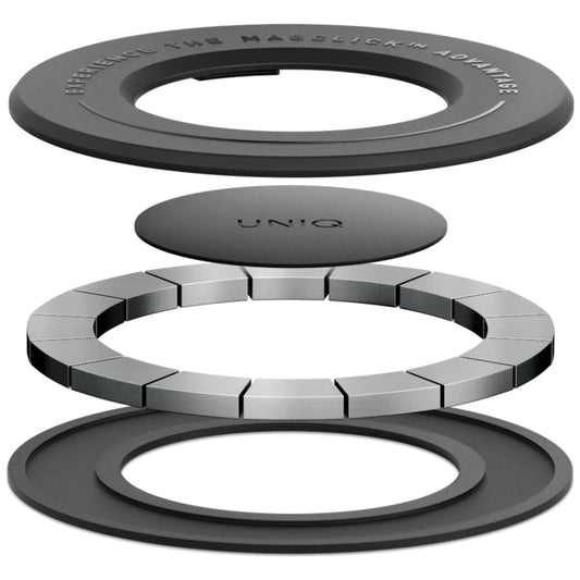 Uniq SnapMount Selbstklebende Magnethalterung - Schwarz