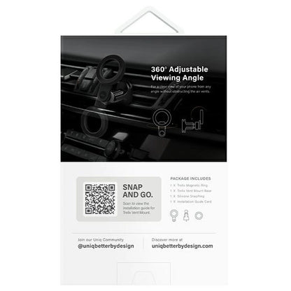 Uniq Trelix Car magnetischer Autohalter für Lüftungsschlitze – schwarz