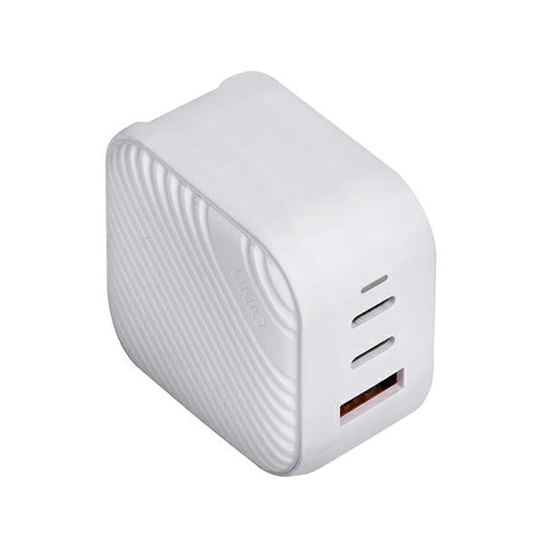 Uniq Verge Pro 66W GaN USB-C Wandladegerät – Weiß