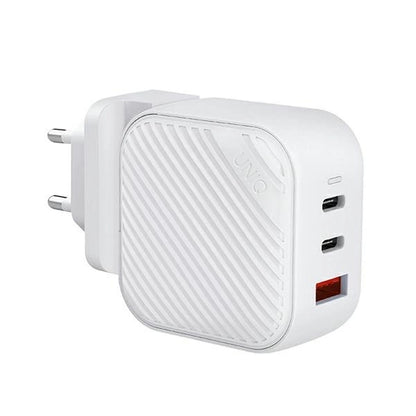 Uniq Verge Pro 66W GaN USB-C Wandladegerät – Weiß