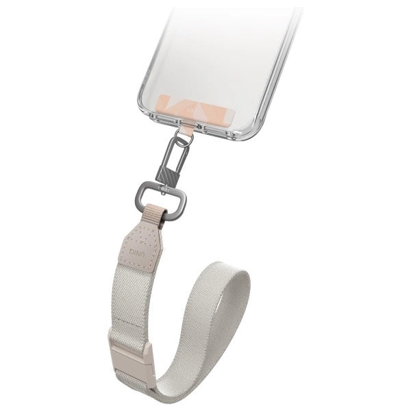 Uniq Vista 2-in-1 Handy-Lanyard – Pfirsich und Beige