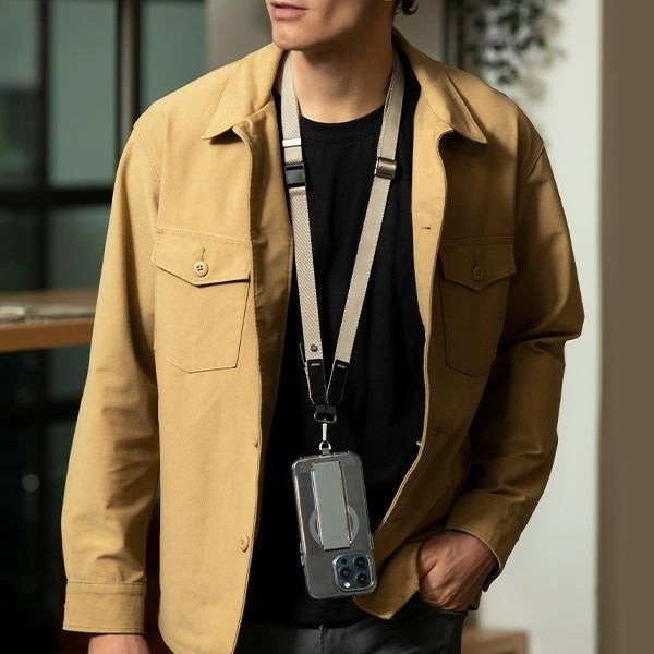 Uniq Vista 2-in-1 Handy-Lanyard – grün