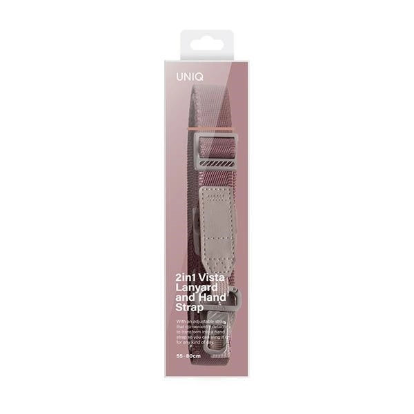 Uniq Vista universelles 2-in-1-Handy-Lanyard – rosa