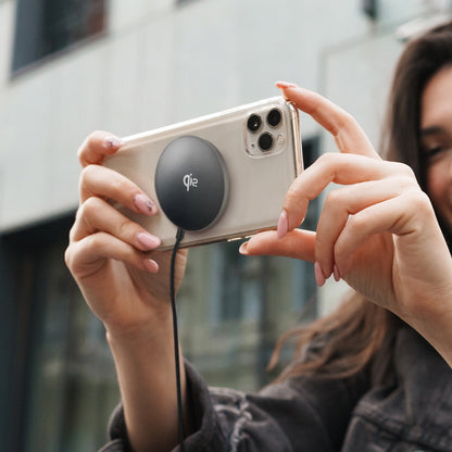 Wozinsky 15W Kabelloses Qi2 Induktives Ladegerät - Schwarz