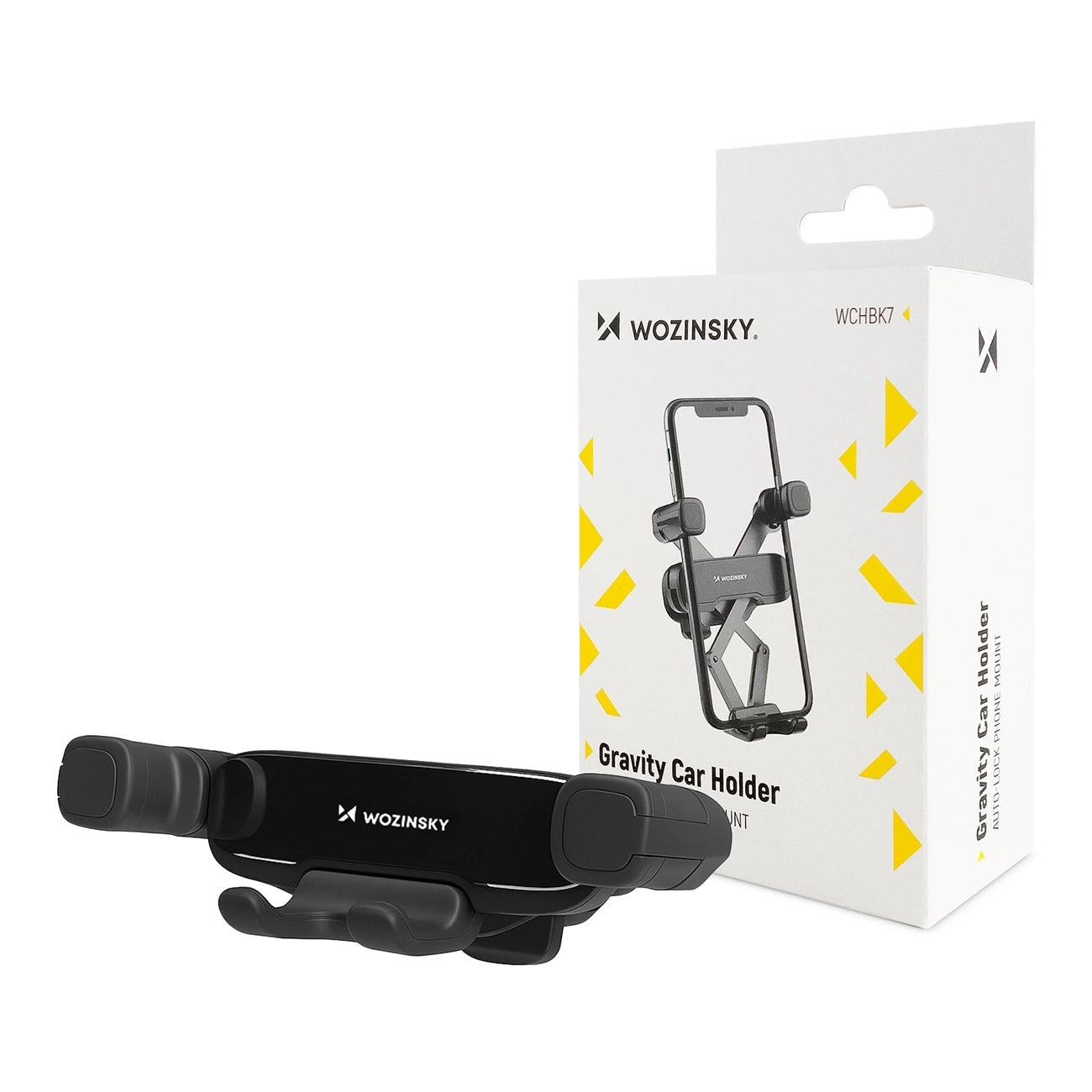 Wozinsky Gravity Autotelefonhalter Schwarz (WCHBK7)
