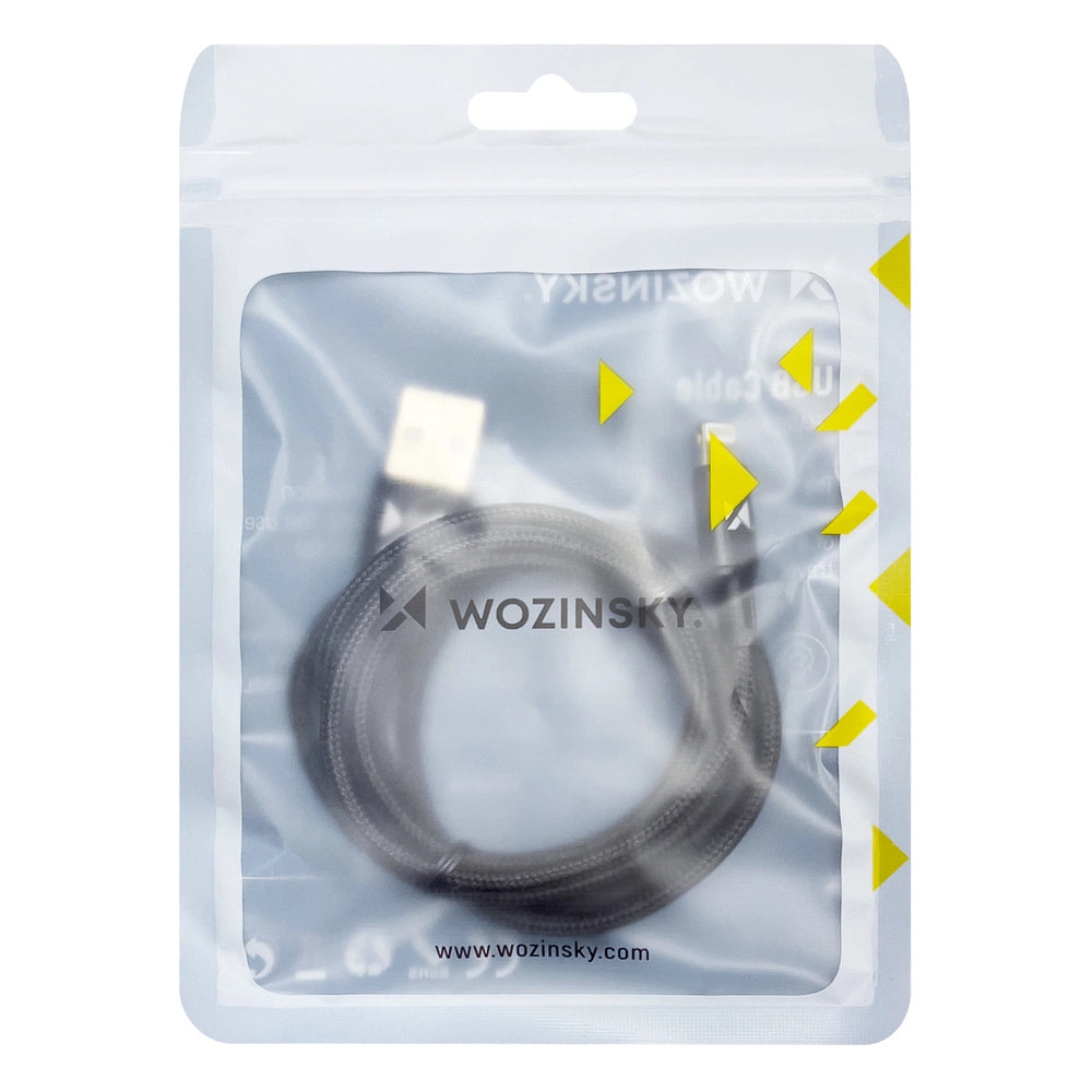 Wozinsky Kabel USB Kabel - Lightning 2.4A 1m schwarz (WUC-L1B)