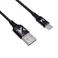 Wozinsky Kabel USB Kabel - microUSB 2.4A 1m schwarz (WUC-M1B)