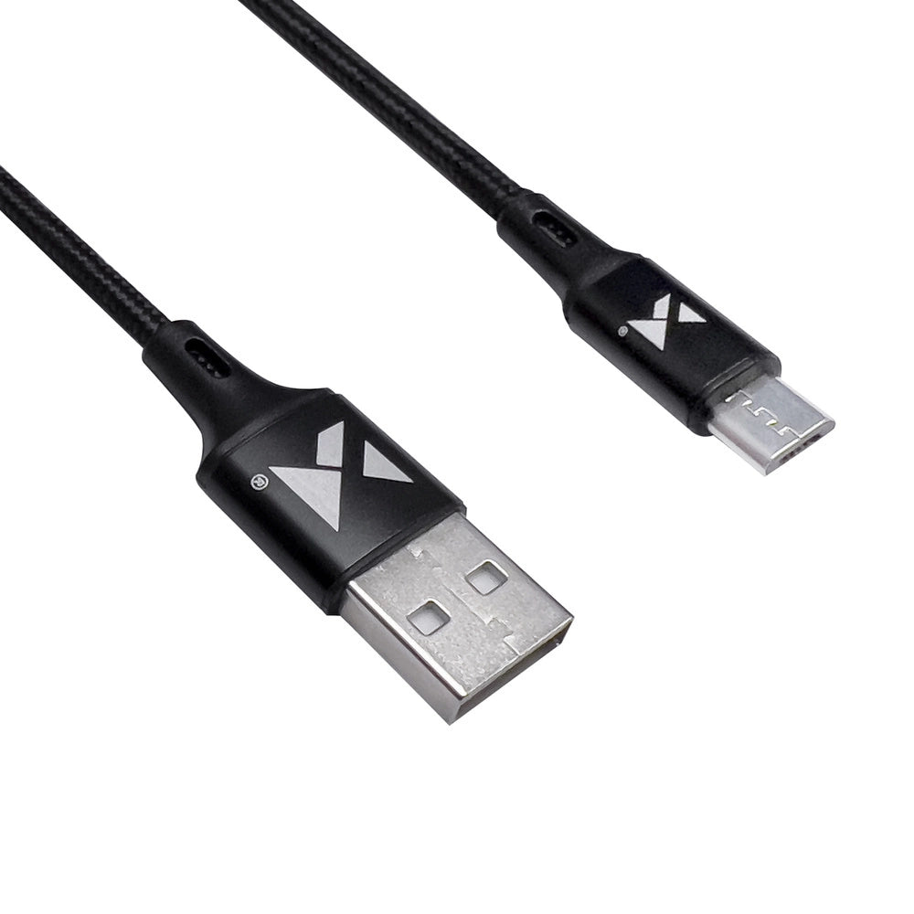 Wozinsky Kabel USB Kabel - microUSB 2.4A 1m schwarz (WUC-M1B)