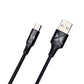 Wozinsky Kabel USB Kabel - microUSB 2.4A 1m schwarz (WUC-M1B)