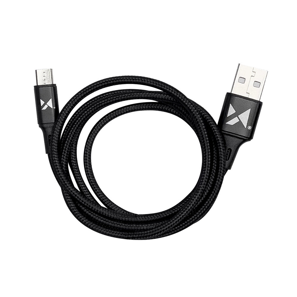Wozinsky Kabel USB Kabel - microUSB 2.4A 1m schwarz (WUC-M1B)