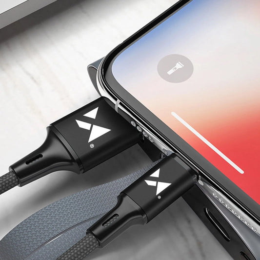 Wozinsky Kabel USB Kabel - microUSB 2.4A 1m schwarz (WUC-M1B)