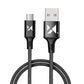Wozinsky Kabel USB Kabel - microUSB 2.4A 1m schwarz (WUC-M1B)