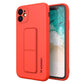 Wozinsky Kickstand Case Silikonhülle mit Ständer iPhone 12 Pro rot