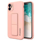 Wozinsky Kickstand Case iPhone 11 Pro Max Silikonhülle mit Ständer Rosa