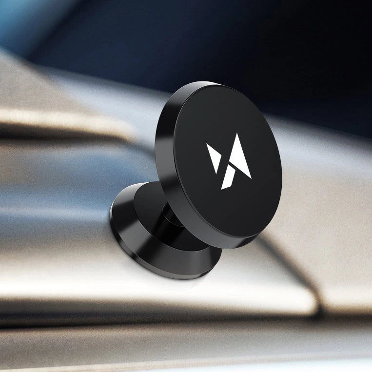 Wozinsky Magnetische Autohalterung für Armaturenbrett 360 Selbstklebend Schwarz (WMH-05)