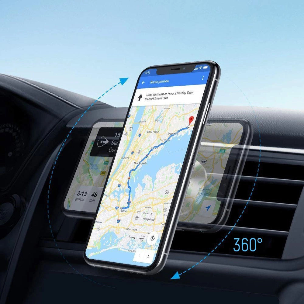 Wozinsky Magnetischer Kühlergrillhalter Schwarz (WMH-04)