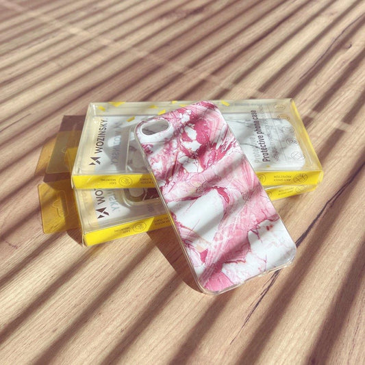 Wozinsky Marble TPU Cover Gel Marmor für Samsung Galaxy A13 5G weiß