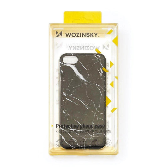 Wozinsky Marble TPU Cover Gel Marmor für Samsung Galaxy M51 weiß