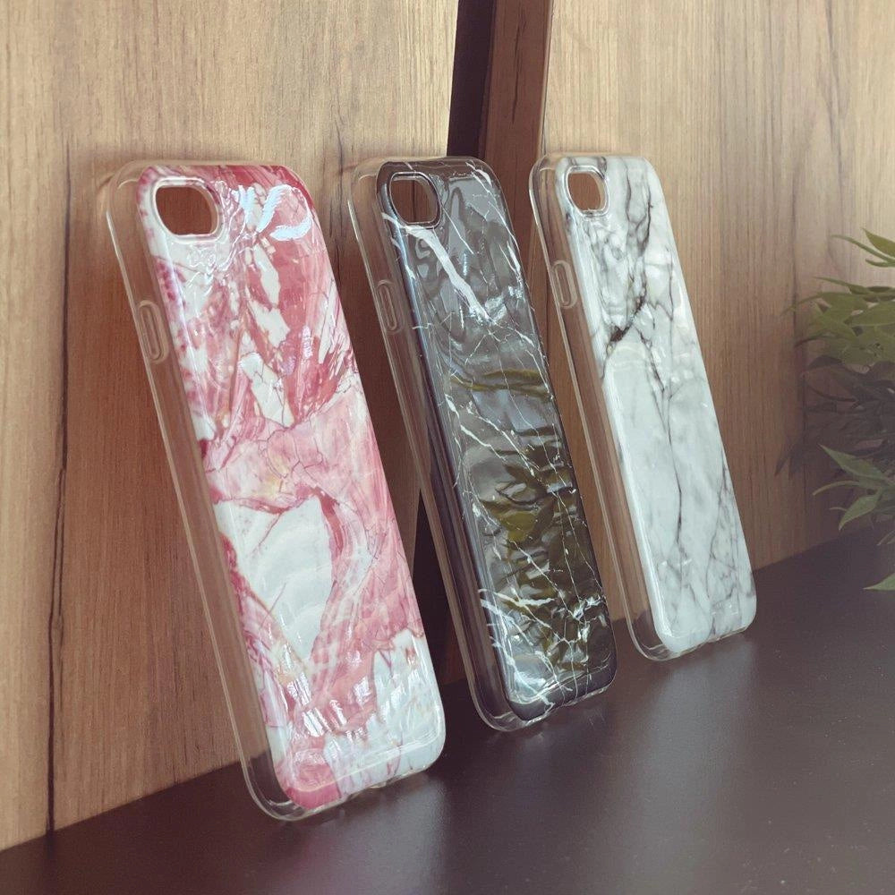 Wozinsky Marble TPU Hülle Gel Marmor für iPhone 12 Pro Max rosa