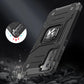 Wozinsky Ring Armor Tough Hybrid Case Cover + Magnethalterung für Samsung Galaxy S22 + (S22 Plus) Silber