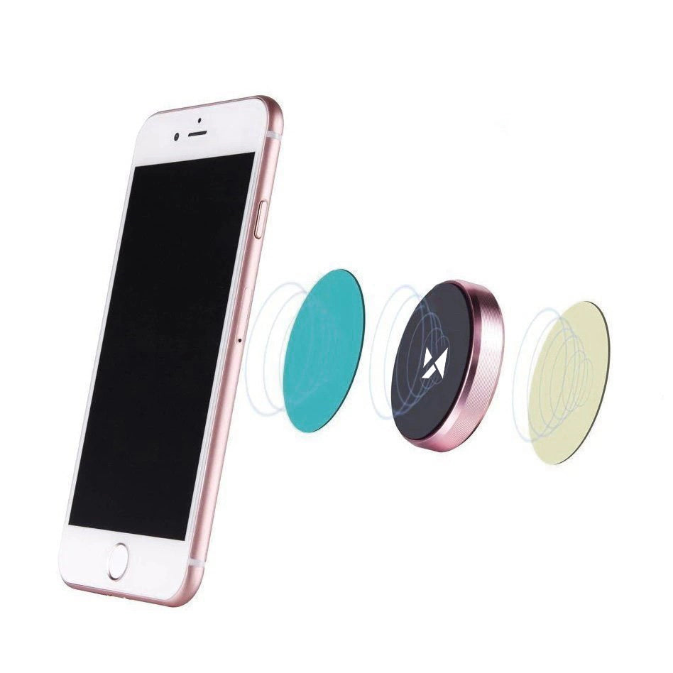 Wozinsky Selbstklebende magnetische Auto-Armaturenbretthalterung Schwarz (WMH-02)