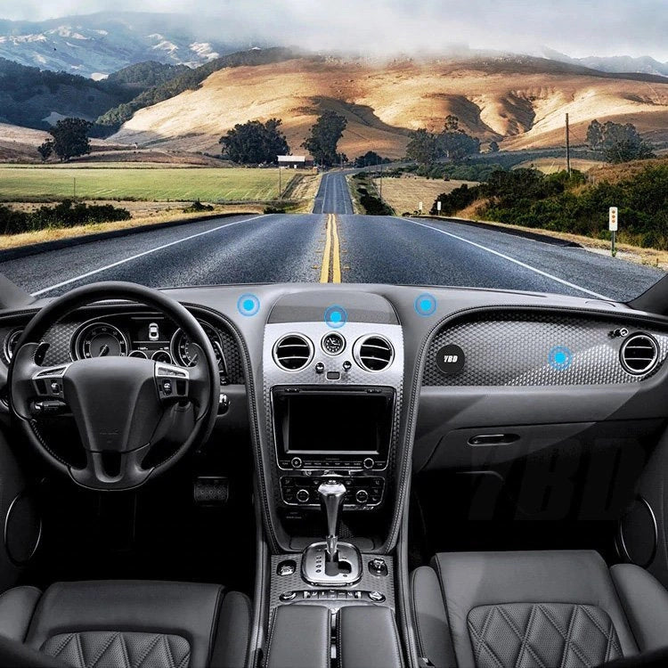 Wozinsky Selbstklebende magnetische Auto-Armaturenbretthalterung Schwarz (WMH-02)