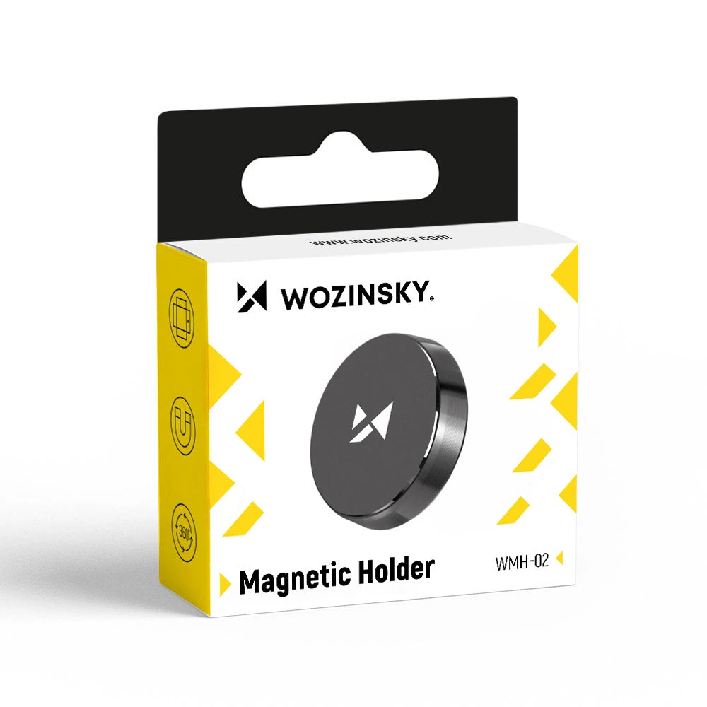Wozinsky Selbstklebende magnetische Auto-Armaturenbretthalterung Schwarz (WMH-02)