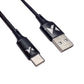 Wozinsky USB Kabel - USB Typ C 2.4A 2m schwarz (WUC-C2B)