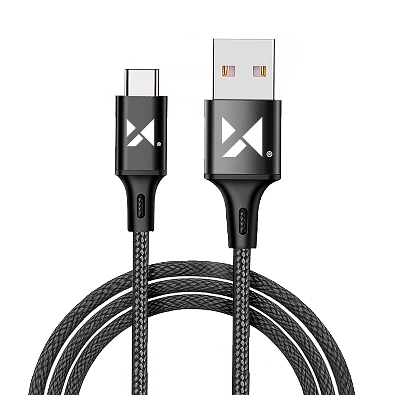 Wozinsky USB Kabel - USB Typ C 2.4A 2m schwarz (WUC-C2B)