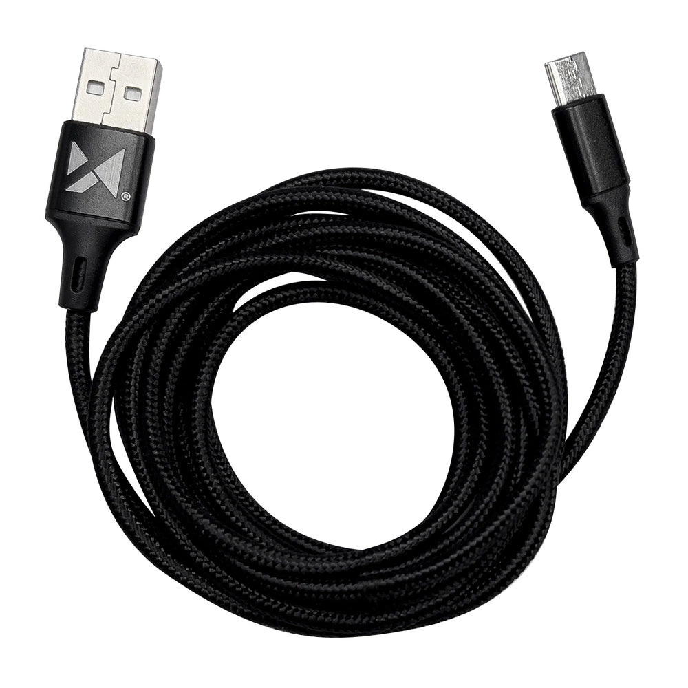 Wozinsky USB Kabel - USB Typ C 2.4A 2m schwarz (WUC-C2B)
