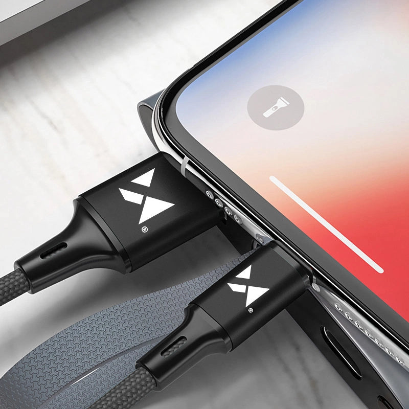 Wozinsky USB Kabel - USB Typ C 2.4A 2m schwarz (WUC-C2B)