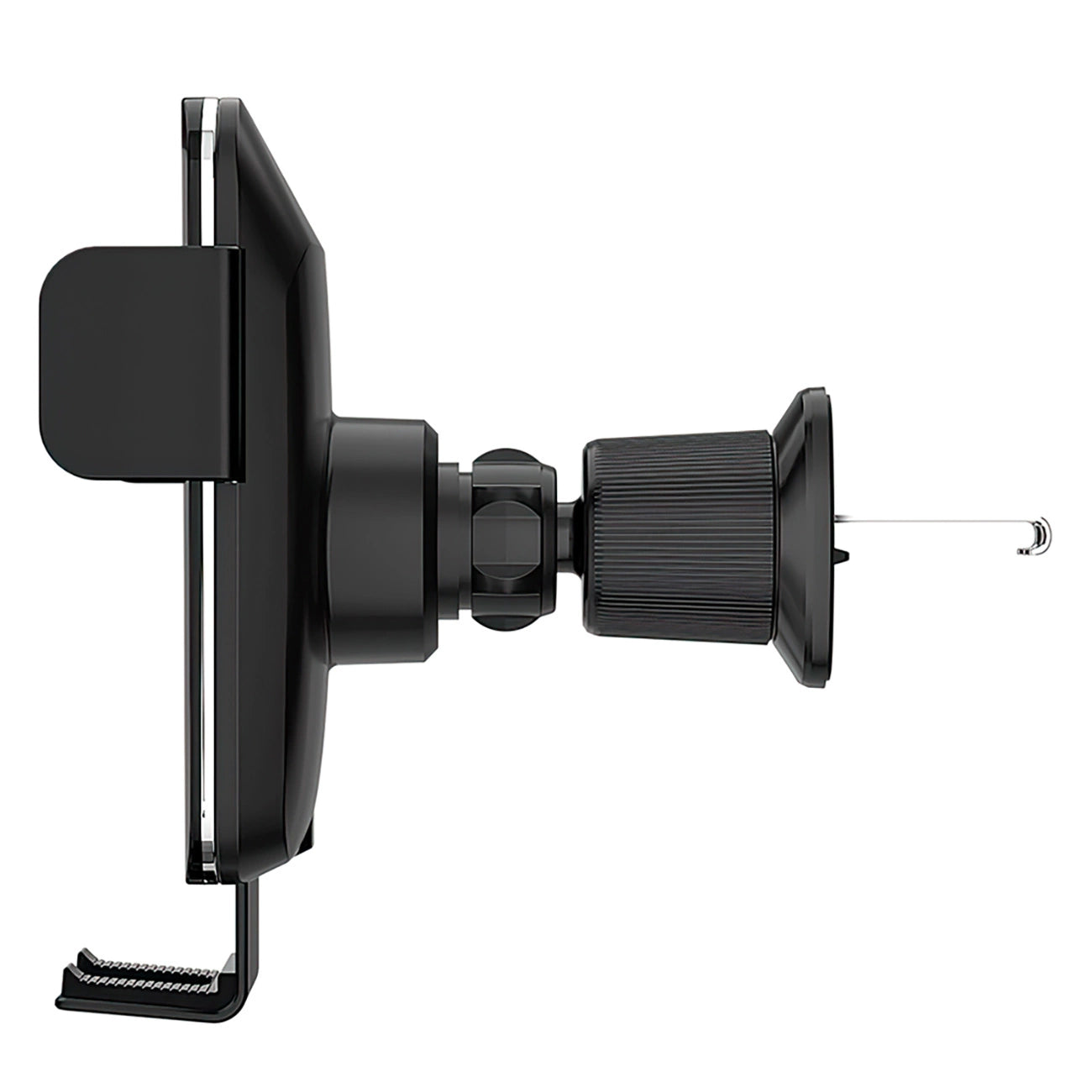 Wozinsky WEDZ-3Y8S Auto-Klemmhalterung mit 15W induktivem Ladegerät für Telefon an der Lüftungsöffnung - schwarz